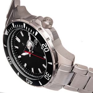 Nautis Admiralty Pro 200 Bracelet Watch w/Date - Black - GL2008-A