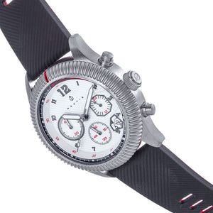 Nautis Meridian Chronograph Strap Watch w/Date - Black - NAUN100-1