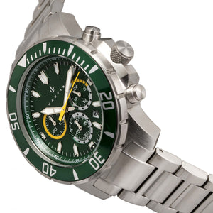 Nautis Dive Chrono 500 Chronograph Bracelet Watch - Green - 17065-I