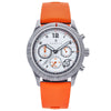 Nautis Meridian Chronograph Strap Watch w/Date - Orange