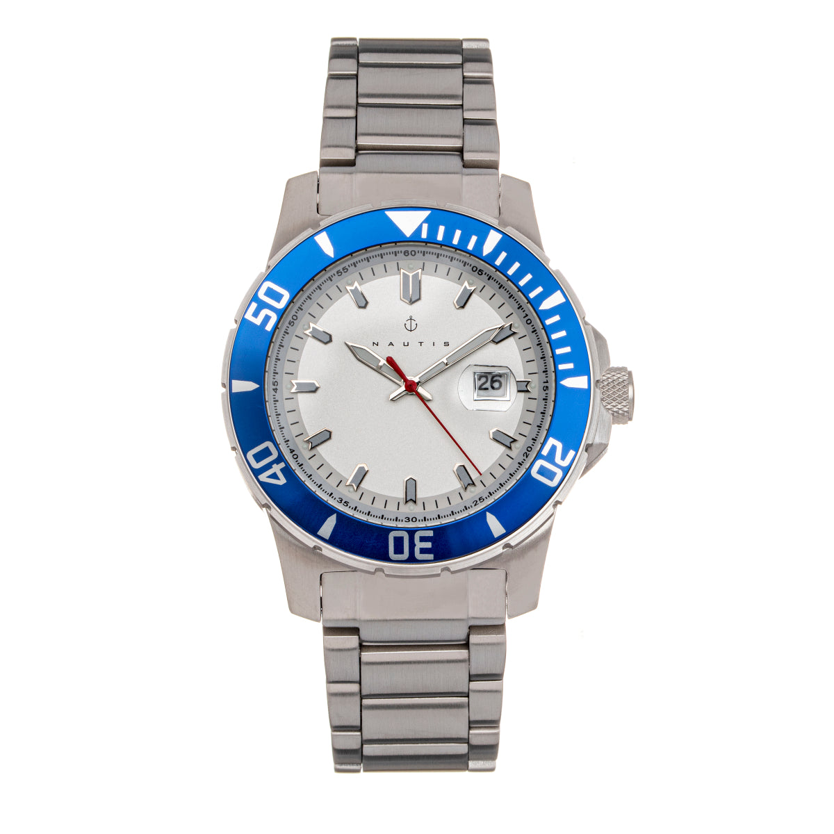 Nautis Admiralty Pro 200 Bracelet Watch w/Date