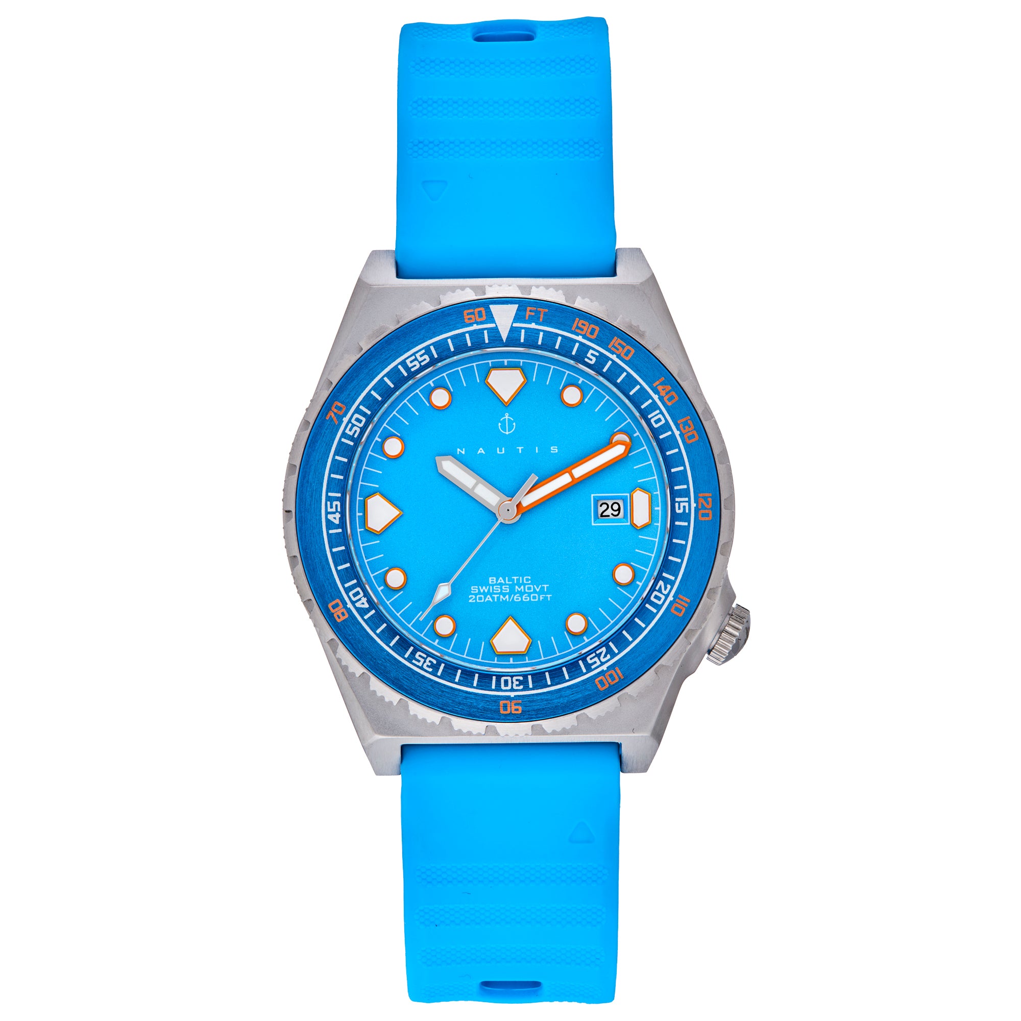 Nautis Baltic Strap Watch w/Date - Blue - NAUN104-4
